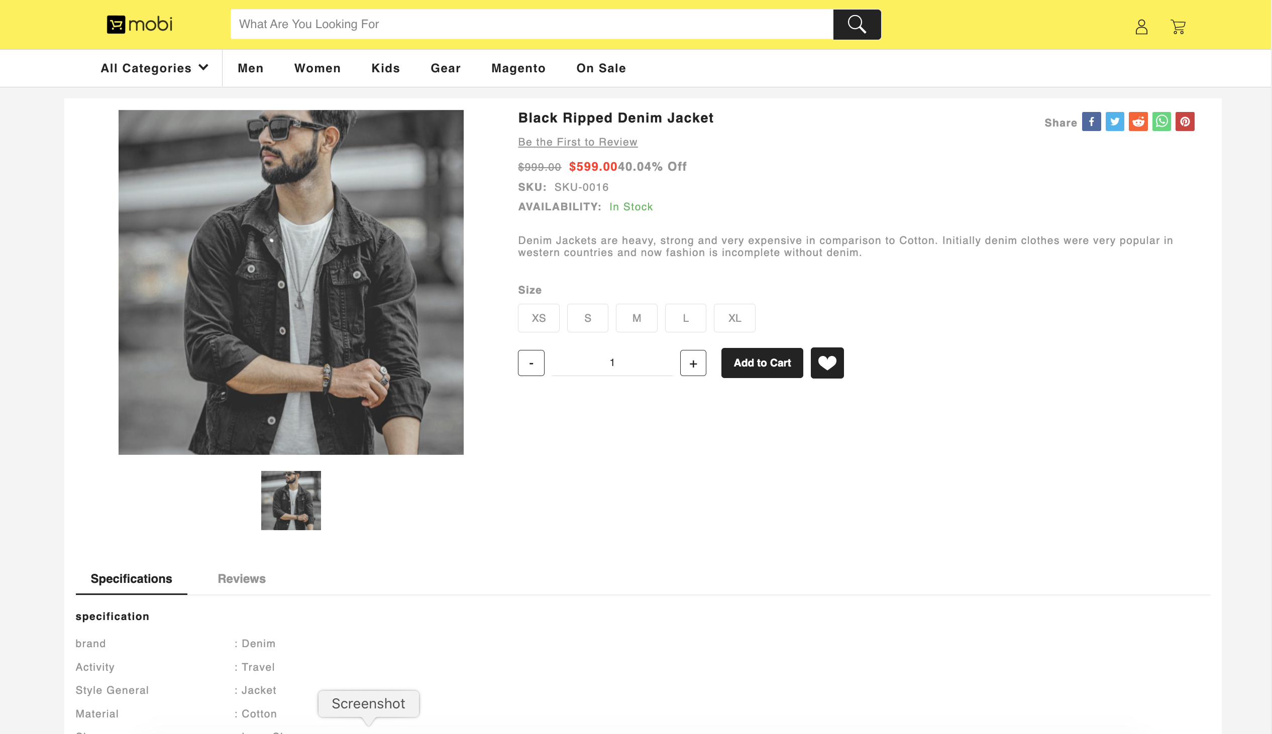 screenshot of All-In-One eCommerce Solution